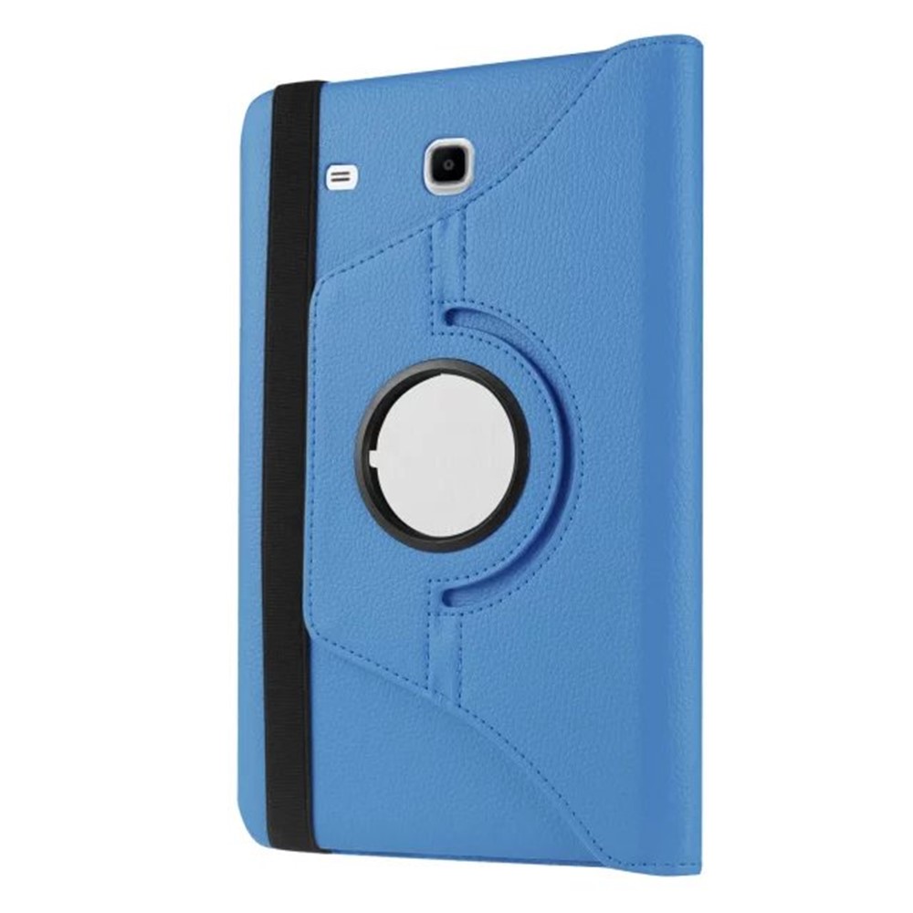 For Samsung Galaxy Tab E 9.6 T560 / T561 Rotary Stand Leather Shell - Baby Blue-7