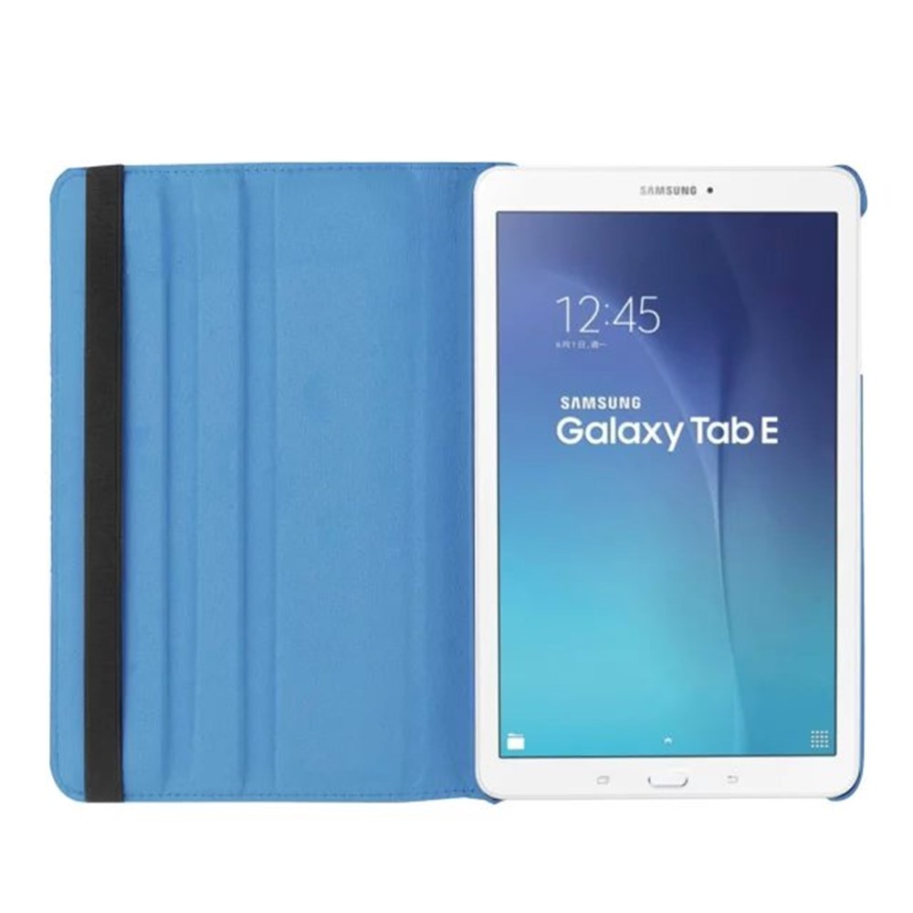 For Samsung Galaxy Tab E 9.6 T560 / T561 Rotary Stand Leather Shell - Baby Blue-8