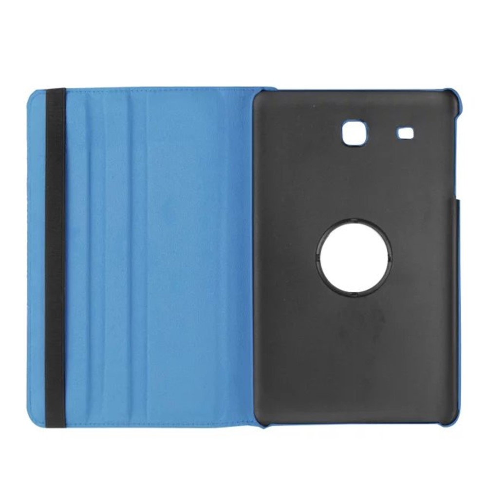 For Samsung Galaxy Tab E 9.6 T560 / T561 Rotary Stand Leather Shell - Baby Blue-9