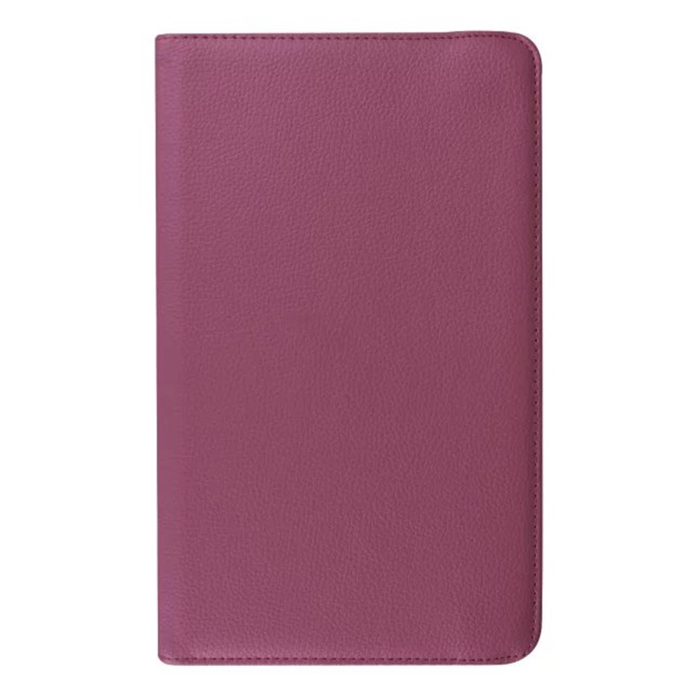 Litchi Texture Rotary Stand Leather Cover for Samsung Galaxy Tab E 9.6 T560 / T561 - Purple-1