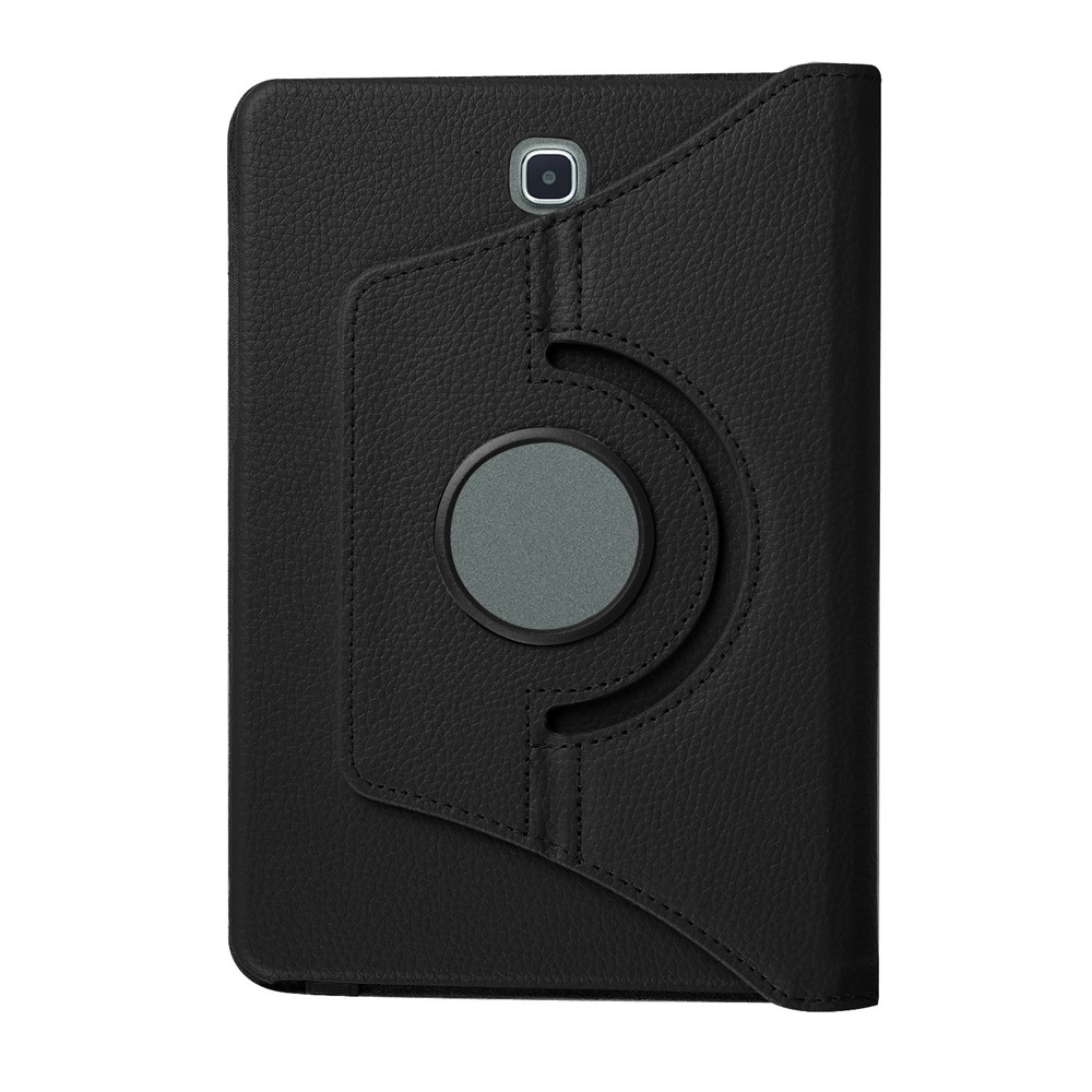 Litchi Texture Rotary Stand Leather Case for Samsung Galaxy Tab S2 8.0 - Black-2