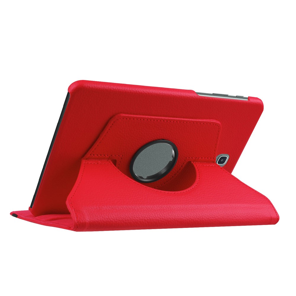 Litchi Texture Rotary Stand Shell Para Samsung Galaxy Tab S2 8.0 - Rojo-4