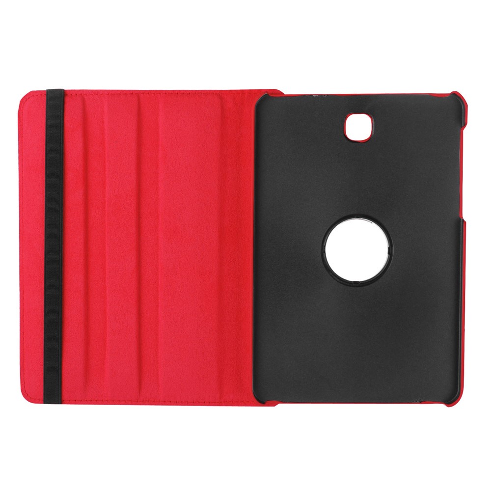 Litchi Texture Rotary Stand Shell Para Samsung Galaxy Tab S2 8.0 - Rojo-9