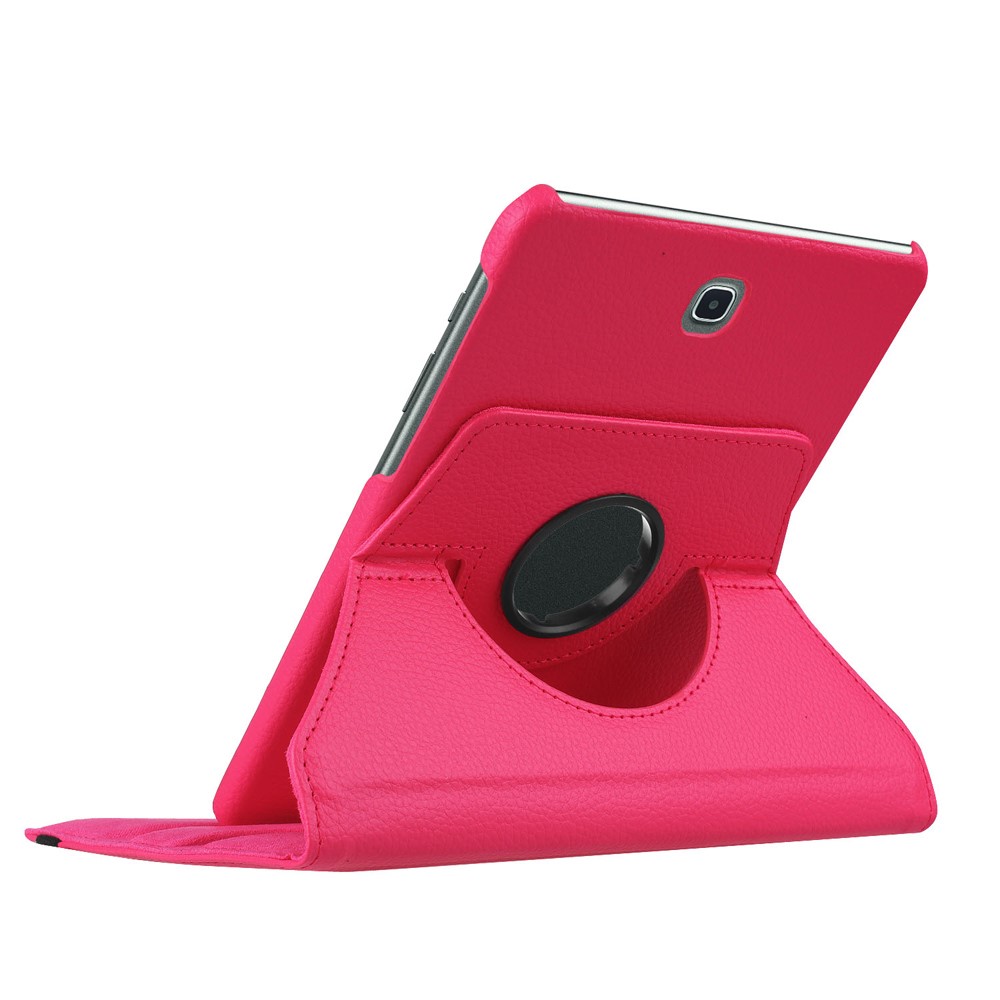 Lychee Texture PU Leather Case for Samsung Galaxy Tab S2 8.0 with Rotary Stand - Rose-6