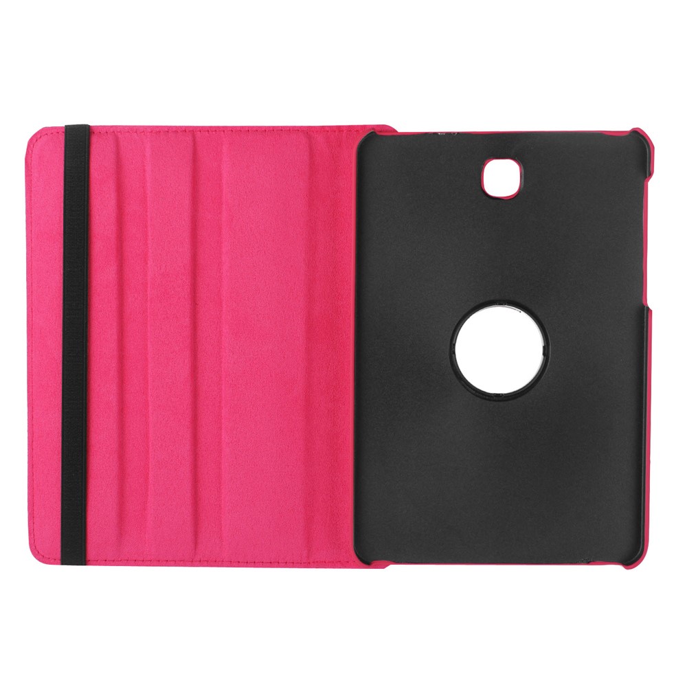 Lychee Texture PU Leather Case for Samsung Galaxy Tab S2 8.0 with Rotary Stand - Rose-9