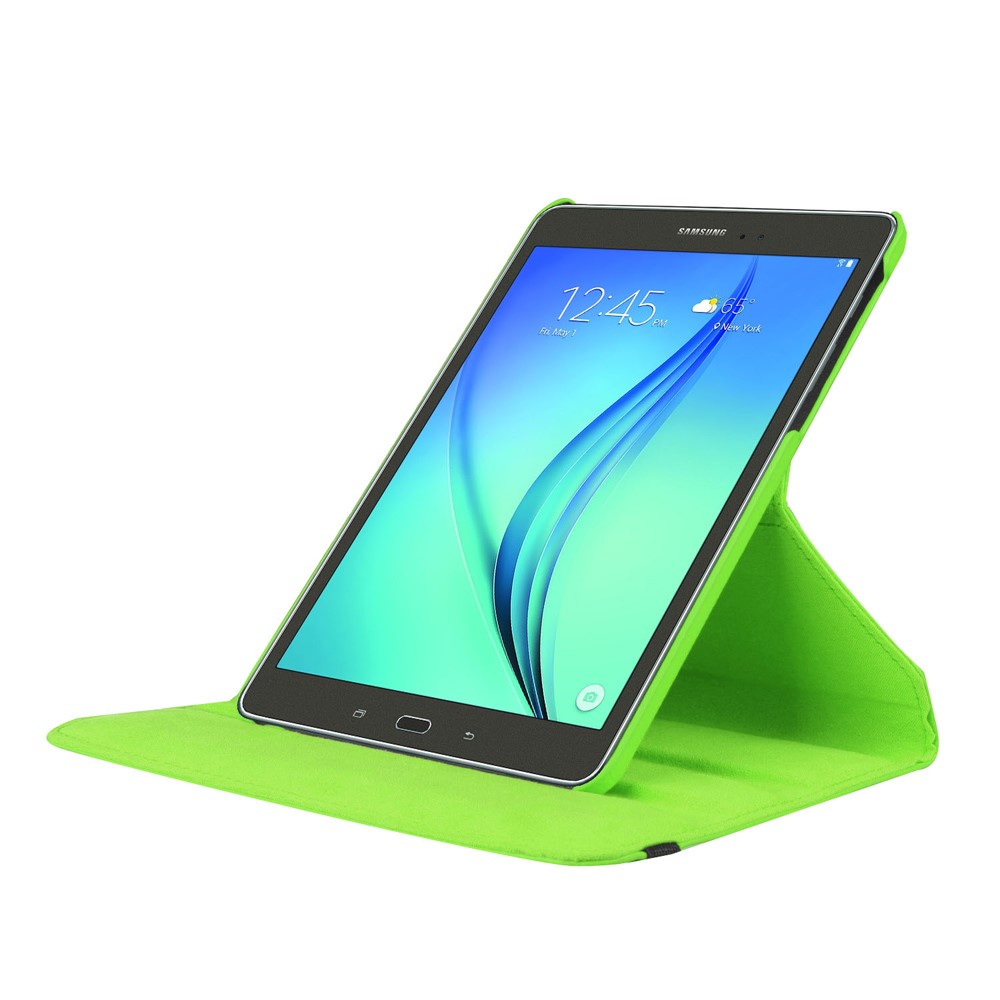 Lychee Grain PU Leather Stand Case for Samsung Galaxy Tab S2 8.0 - Green-5