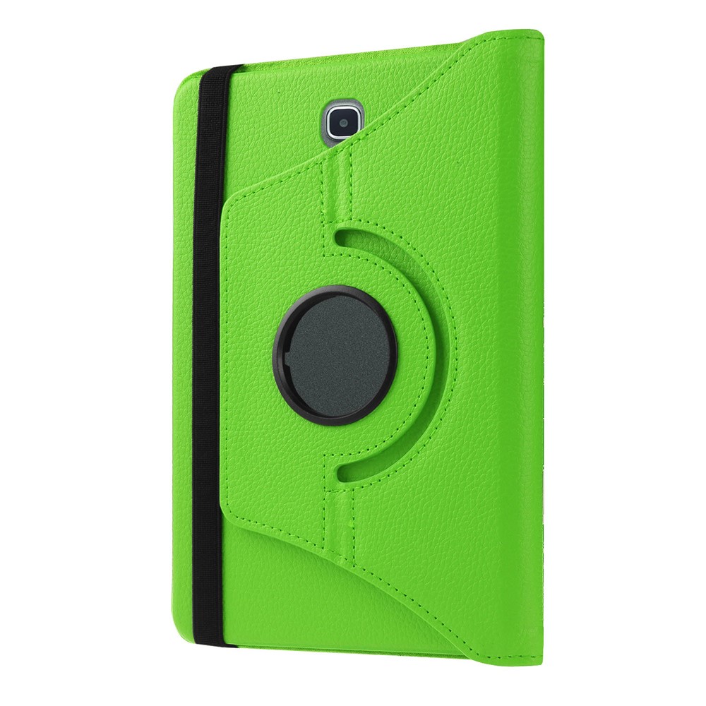 Lychee Grain PU Leather Stand Case for Samsung Galaxy Tab S2 8.0 - Green-7