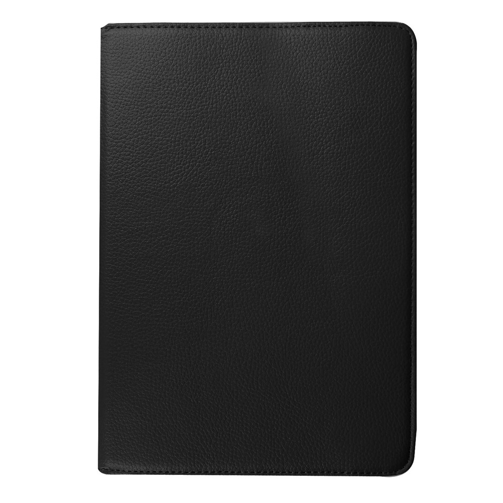 Pour Samsung Galaxy Tab S2 9.7 Couverture Rotative En Cuir De Grain En Cuir De Grain De Grains De Chalette Litchi - Noir