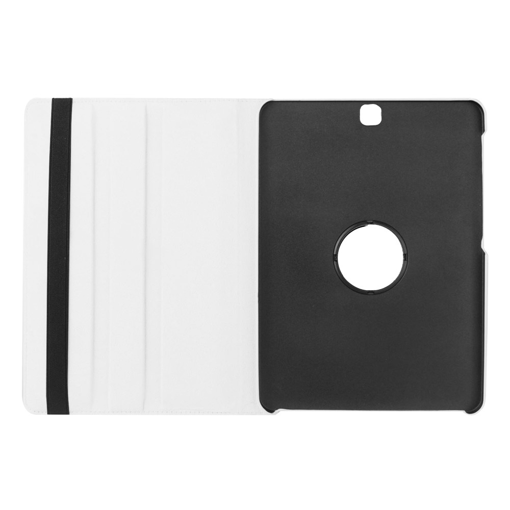 Lychee Grain Leather Rotary Stand Shell for Samsung Galaxy Tab S2 9.7 - White-8