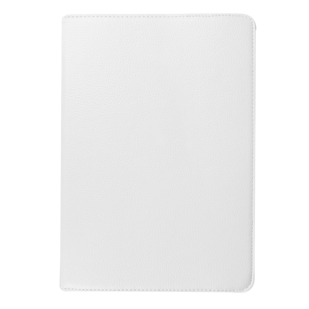 Pour Samsung Galaxy Tab S2 9.7 Couverture Rotative En Cuir De Grain En Cuir De Grain De Grains De Chalette Litchi - Blanc