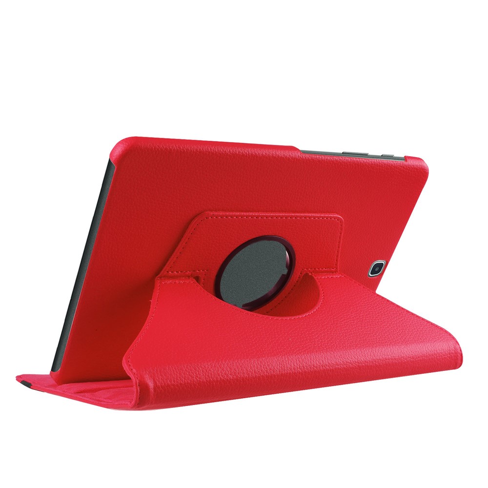Lychee Grain Leather Rotary Stand Protective Case for Samsung Galaxy Tab S2 9.7 - Red-4
