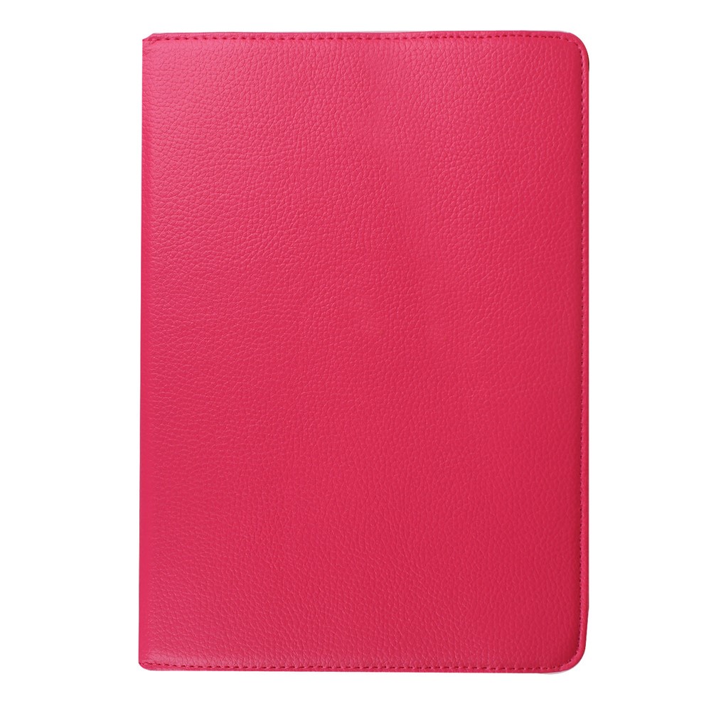Lychee Skin Leather Rotary Shell for Samsung Galaxy Tab S2 9.7 with Stand - Rose-9
