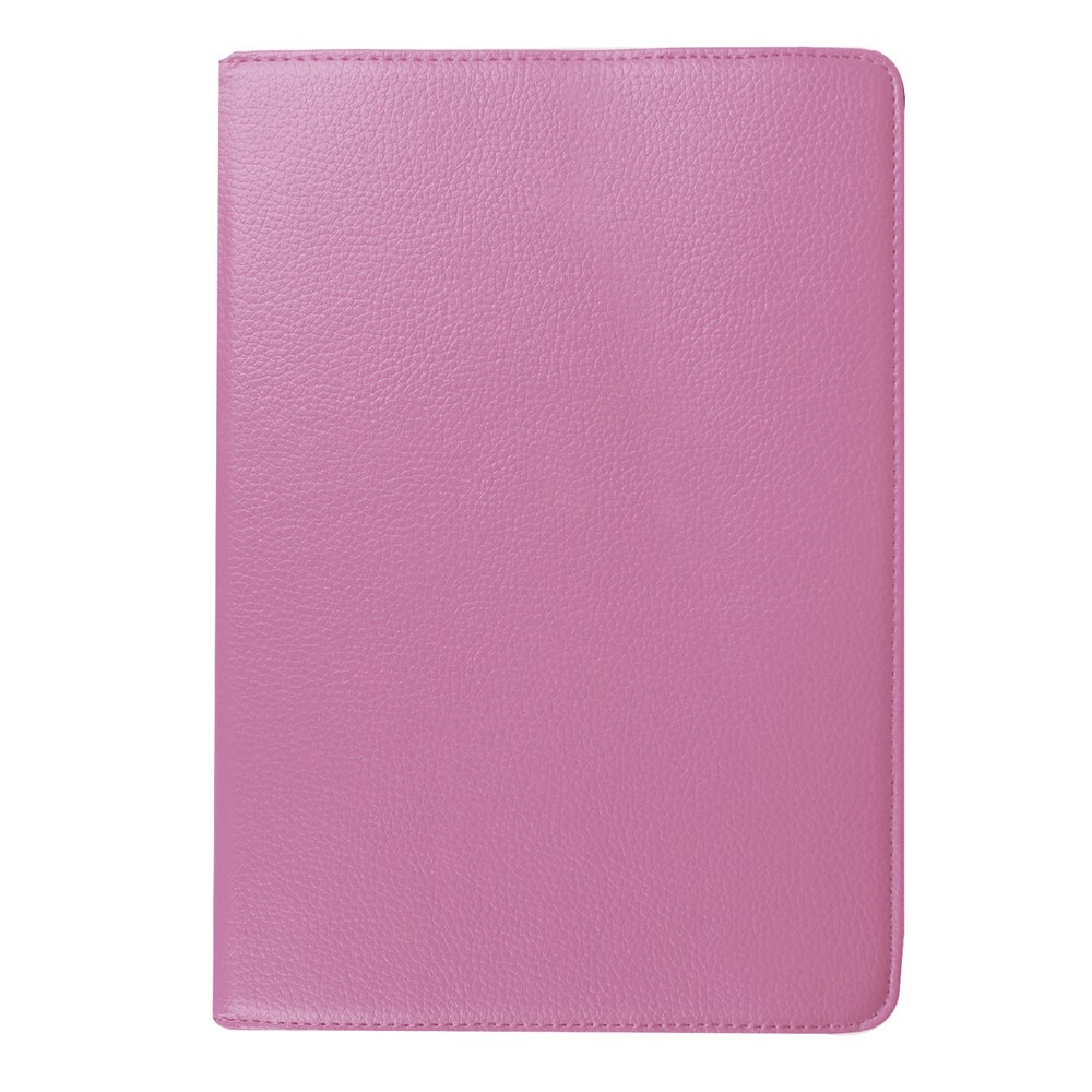 Lychee Grain Leather Rotary Shell for Samsung Galaxy Tab S2 9.7 with Stand - Pink-9