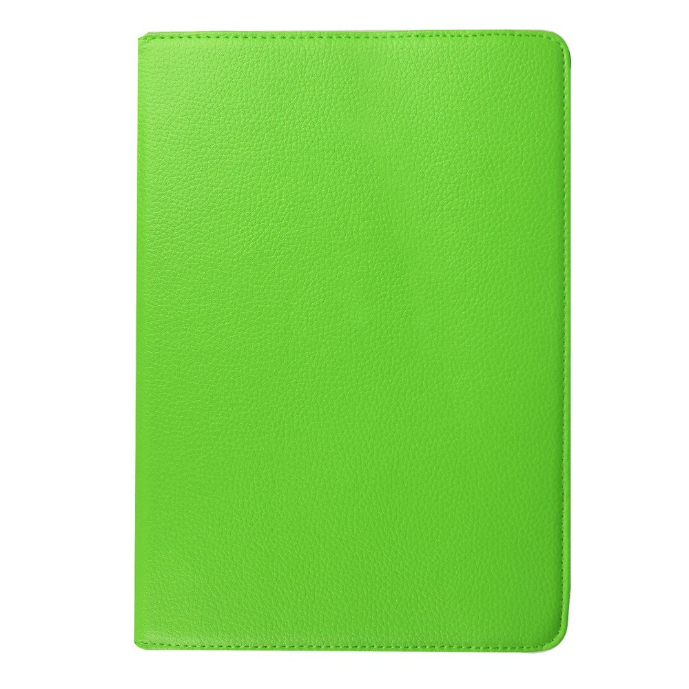 For Samsung Galaxy Tab S2 9.7 Lychee Grain Leather Rotary Stand Shell - Green-9