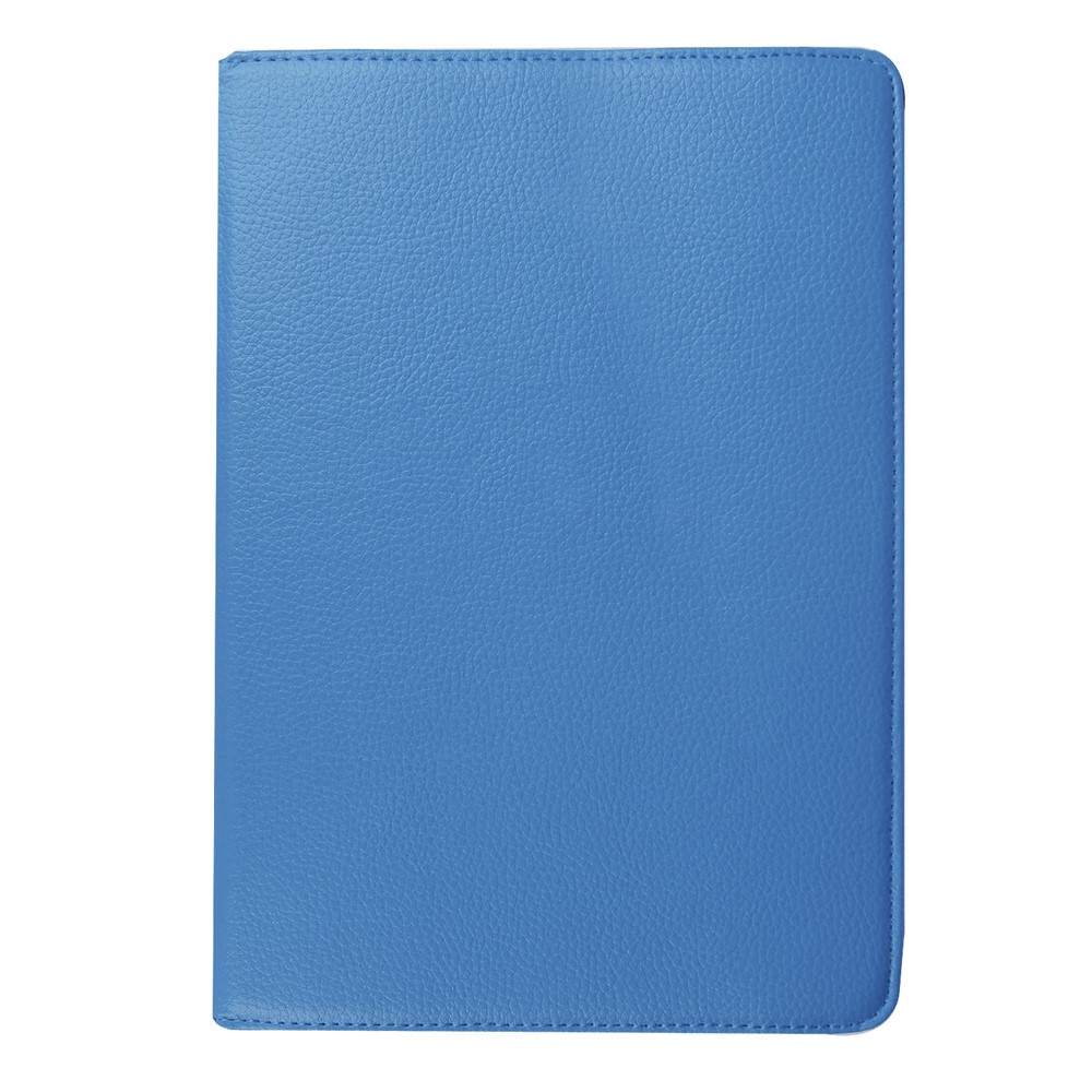 For Samsung Galaxy Tab S2 9.7 Lychee Grain Leather Rotary Stand Shell - Baby Blue-9