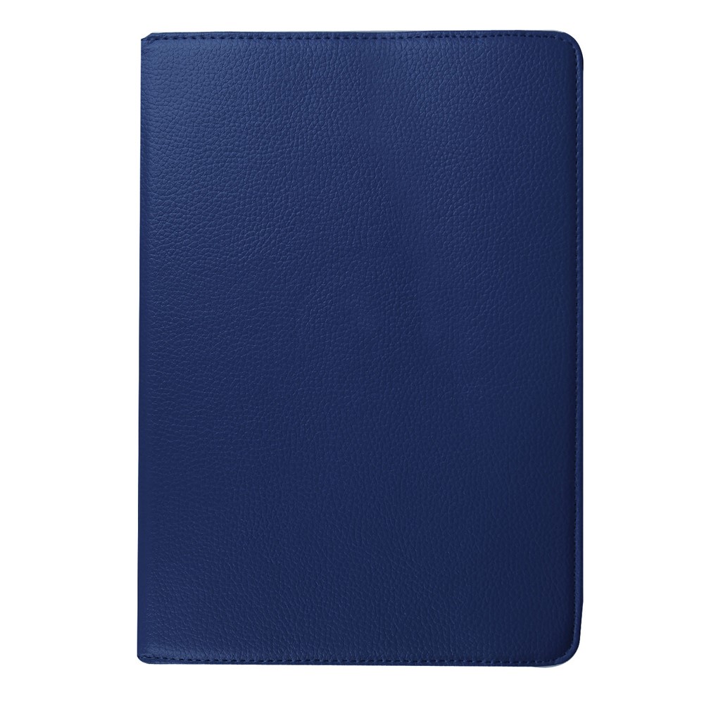 Lychee Skin Leather Rotary Stand Protective Case for Samsung Galaxy Tab S2 9.7 - Dark Blue-9