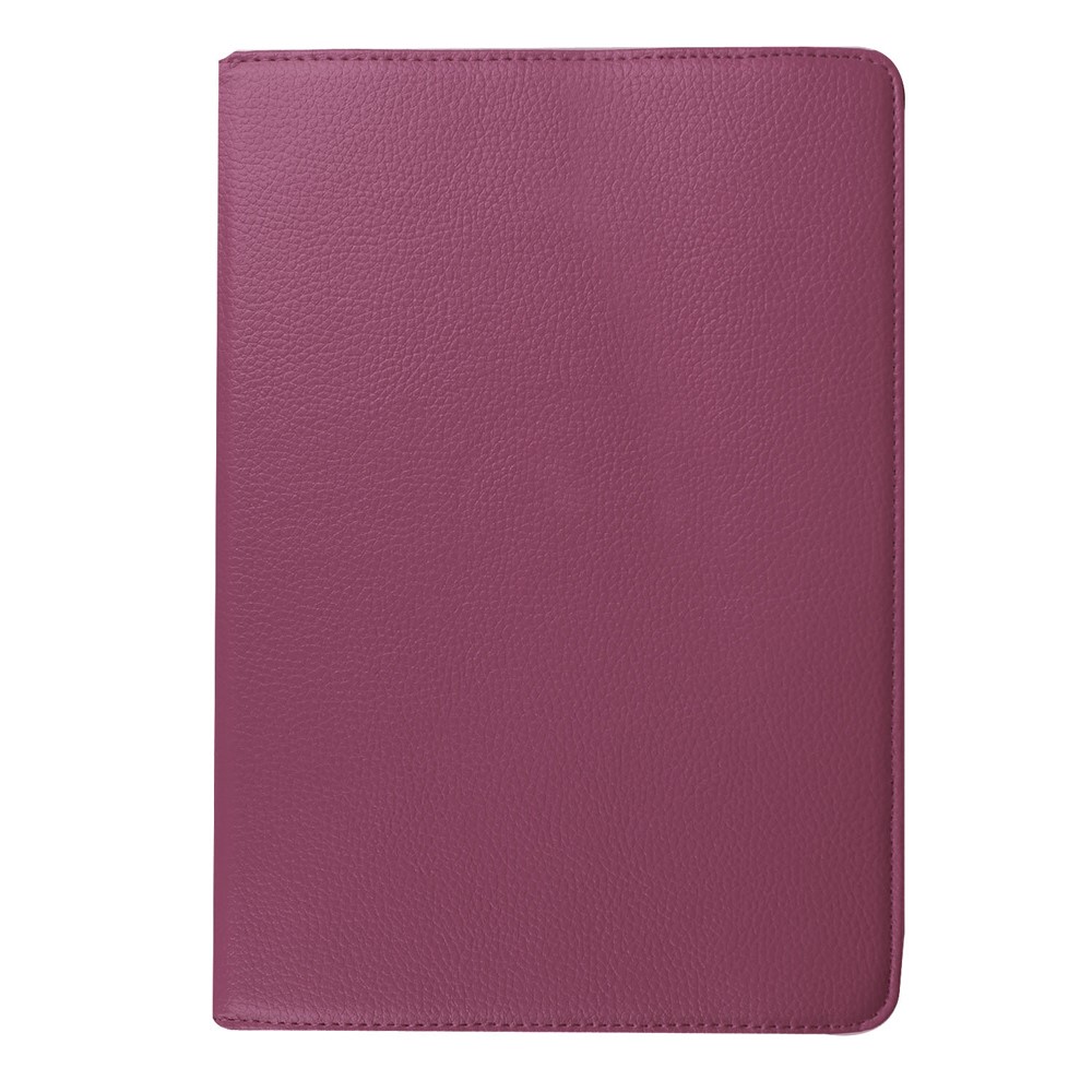 For Samsung Galaxy Tab S2 9.7 Lychee Grain Leather Rotary Stand Cover - Purple-9