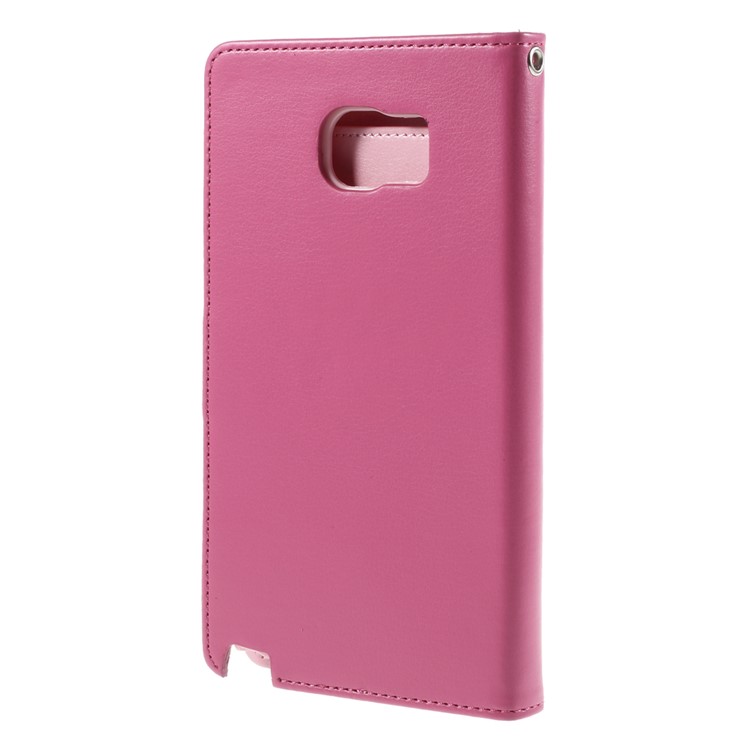 MERCURY GOOSPERY for Samsung Galaxy Note 5 Rich Diary Wallet Leather Cover - Rose-2