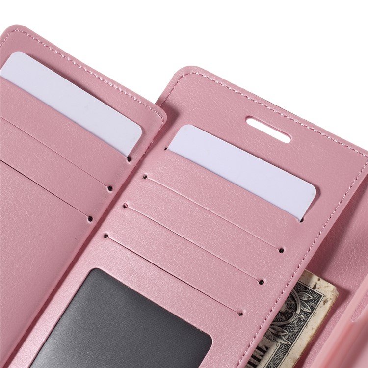 MERCURY GOOSPERY for Samsung Galaxy Note 5 Rich Diary Wallet Leather Cover - Rose-8