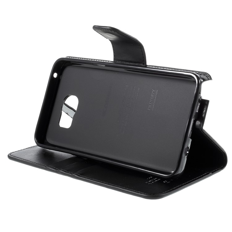 MERCURY Goospery Sonata Diary Leather Case for Samsung Galaxy Note 5 - Black-4