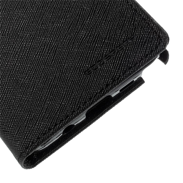 MERCURY Goospery Leather Wallet Case for Samsung Galaxy Note 5 with Stand - Black-8