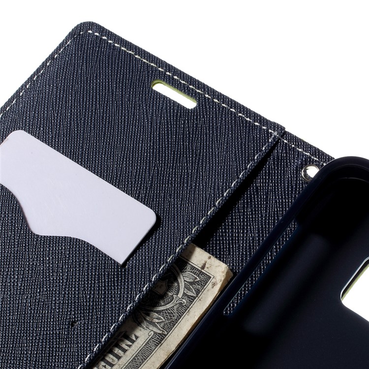 MERCURY Goospery Leather Wallet Cover for Samsung Galaxy Note 5 with Stand - Green-7