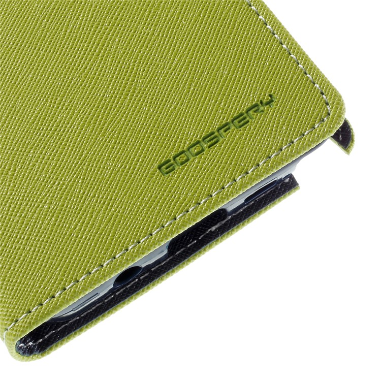 MERCURY Goospery Leather Wallet Cover for Samsung Galaxy Note 5 with Stand - Green-8
