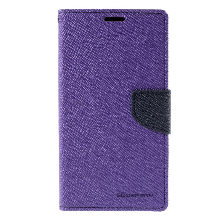 MERCURY Goospery Leather Wallet Cover for Samsung Galaxy Note 5 with Stand - Purple-3