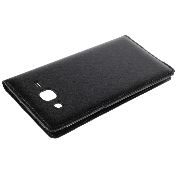 View Window Leather Battery Housing Case for Samsung Galaxy J5 SM-J500F - Black-6