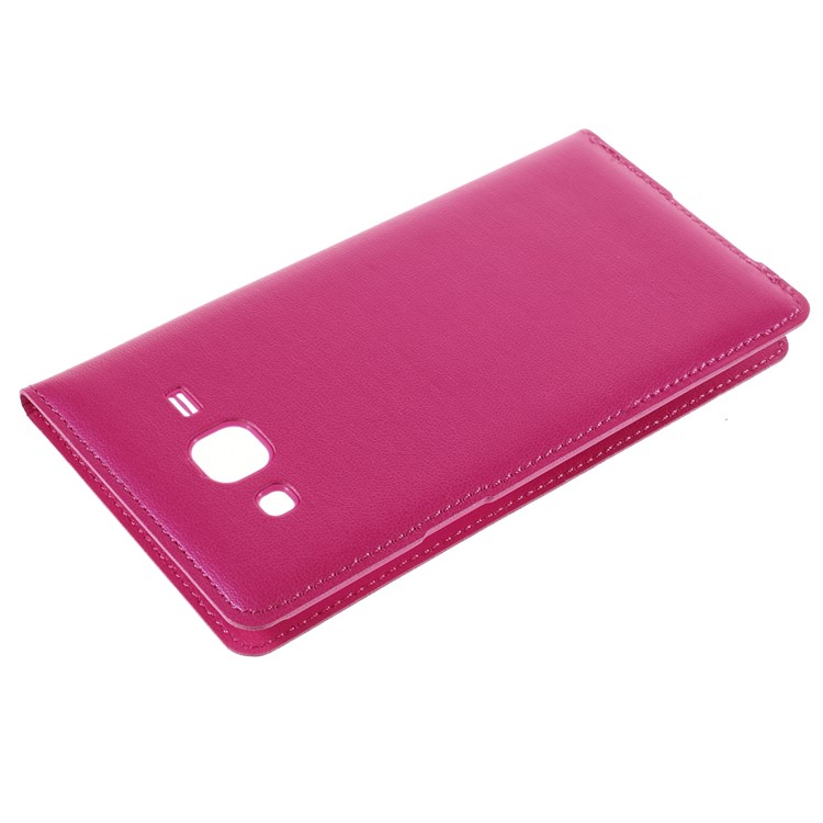 View Window Leather Flip Battery Housing Shell for Samsung Galaxy J5 SM-J500F - Rose-6