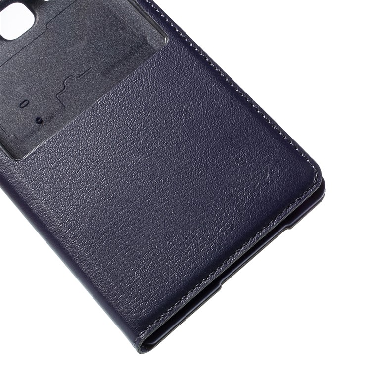 View Window for Samsung Galaxy J5 SM-J500F Leather Flip Battery Housing Cover - Blue-4