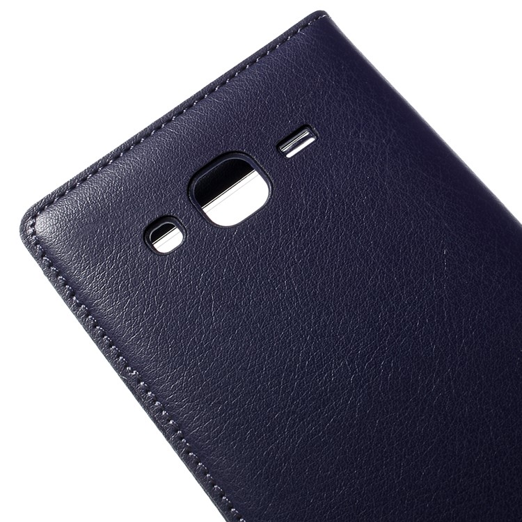 View Window for Samsung Galaxy J5 SM-J500F Leather Flip Battery Housing Cover - Blue-5