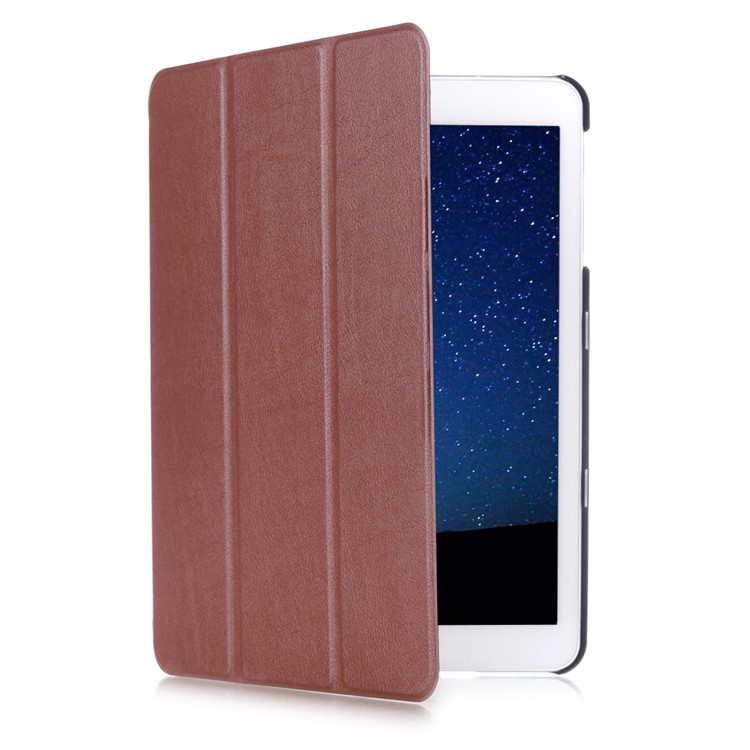 Tri-fold Leather Smart Case for Samsung Galaxy Tab S2 9.7 T810 T815 with Stand - Brown-3