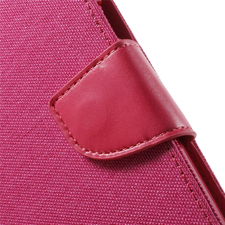 MERCURY GOOSPERY Canvas Leather Shell for Samsung Galaxy Note 5 - Rose-7