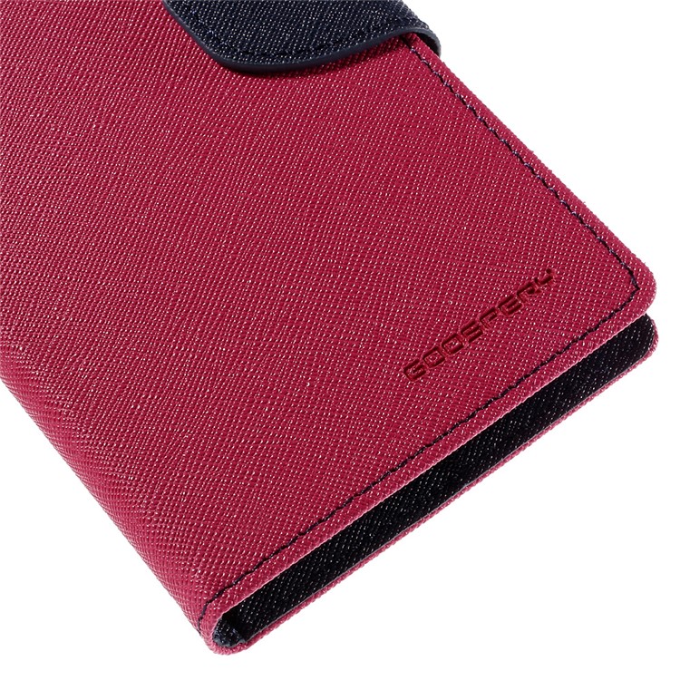 MERCURY Goospery for Samsung Galaxy S6 edge Plus G928 Wallet Leather Phone Cover - Rose-8
