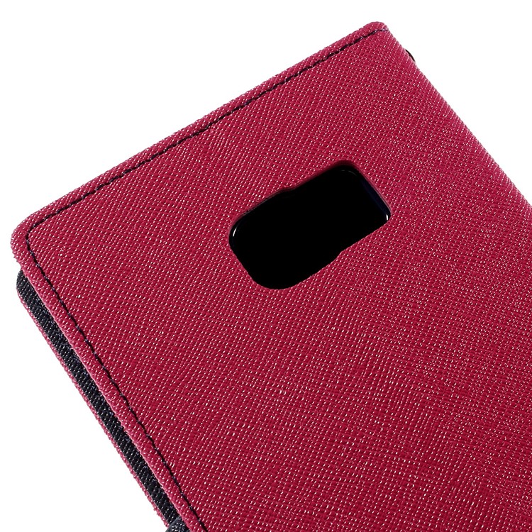 MERCURY Goospery for Samsung Galaxy S6 edge Plus G928 Wallet Leather Phone Cover - Rose-9