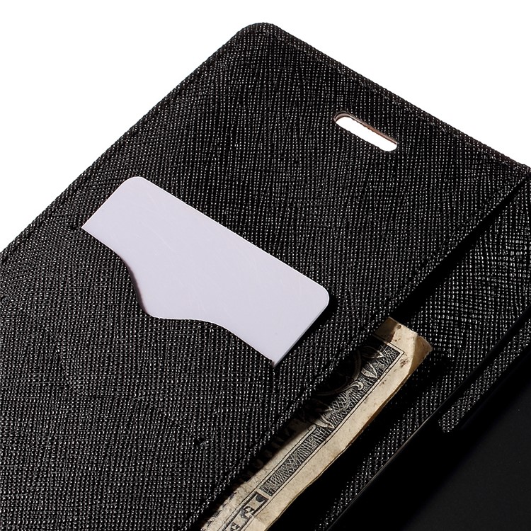 MERCURY Goospery Wallet Leather Shell for Samsung Galaxy S6 edge Plus G928 - Brown-7