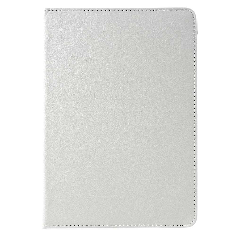 Cubierta de Caja de Cuero Flip de Soporte Rotativo Para Samsung Galaxy Tab S2 9.7 T810 T815 Accesorio de Tableta de Soporte de Ángulo Múltiple - Blanco