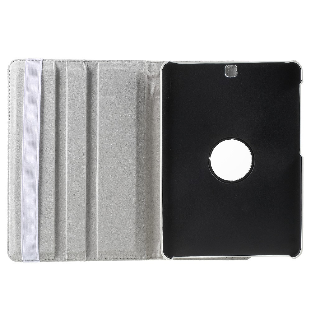 Capa de Couro Flip Rotativa Para Samsung Galaxy Tab S2 9.7 T810 T815 Acessório de Tablets Com Vários Ângulos - Branco-7