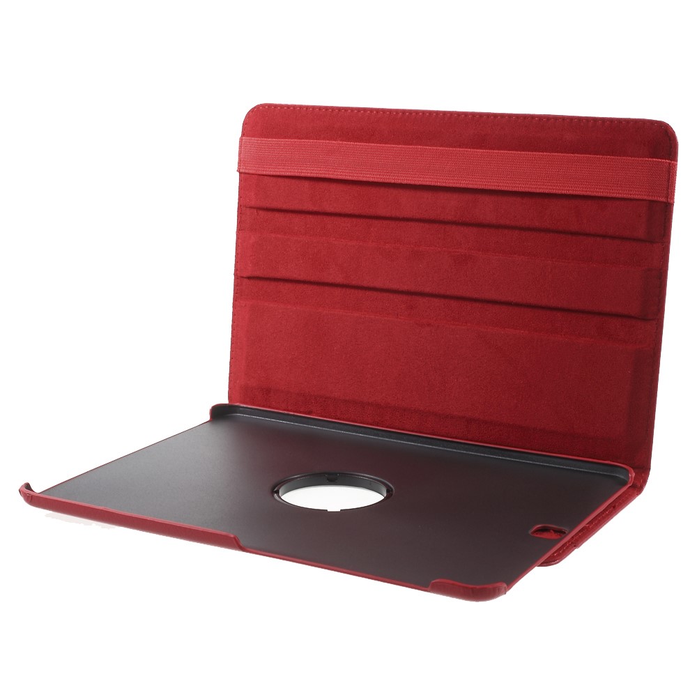 Rotary Stand PU Leather Cover for Samsung Galaxy Tab S2 9.7 T810 T815 - Red-7