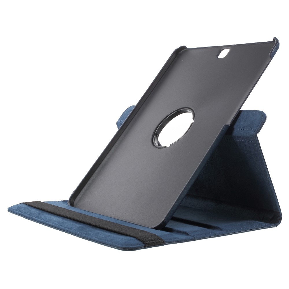 Flip Leather Case with Rotary Stand for Samsung Galaxy Tab S2 9.7 T810 T815 - Dark Blue-5