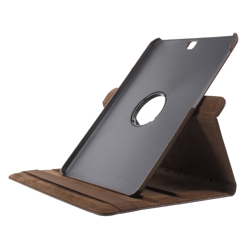 Rotary Stand Flip Leather Case Cover for Samsung Galaxy Tab S2 9.7 T810 T815 - Brown-5