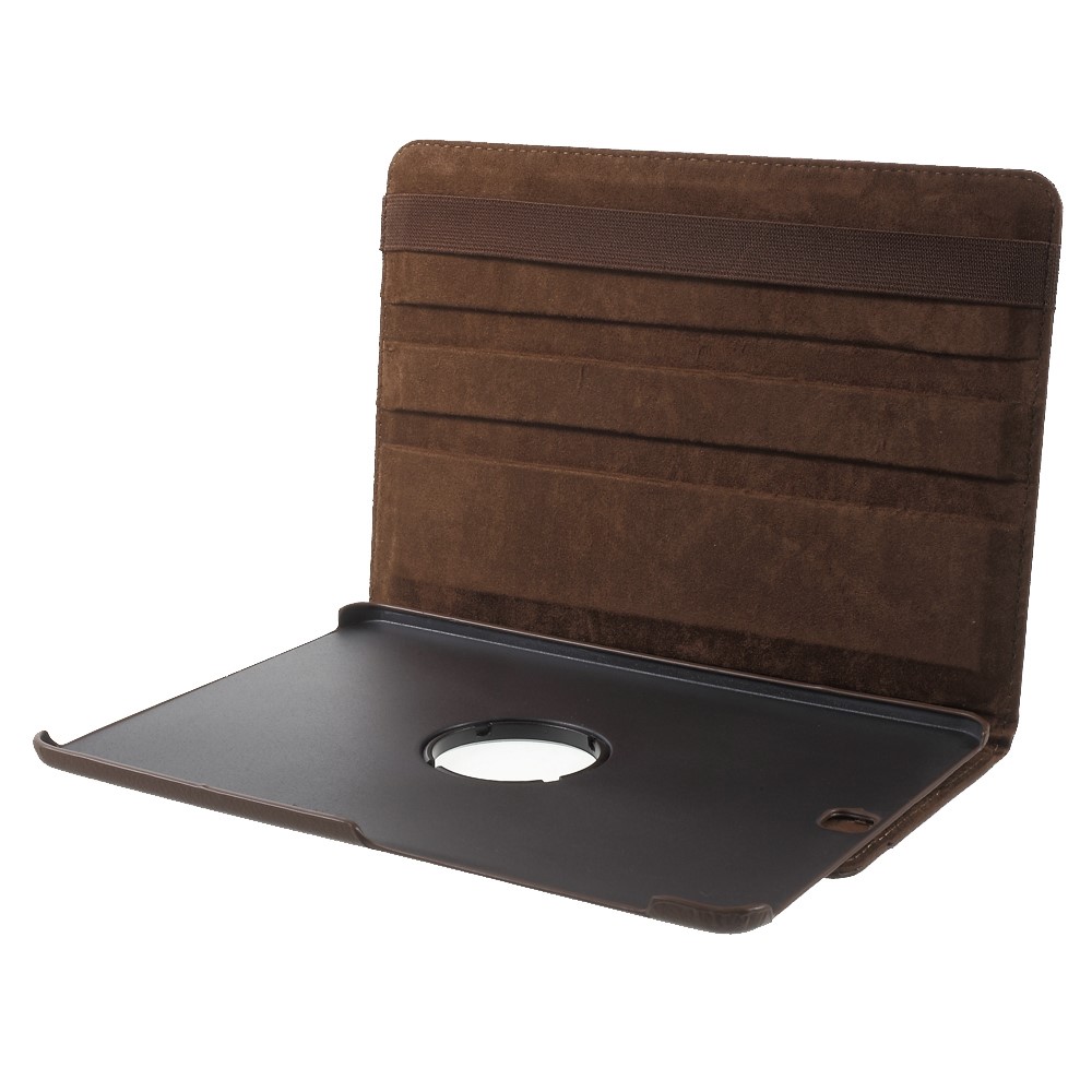 Rotary Stand Flip Leather Case Cover for Samsung Galaxy Tab S2 9.7 T810 T815 - Brown-6