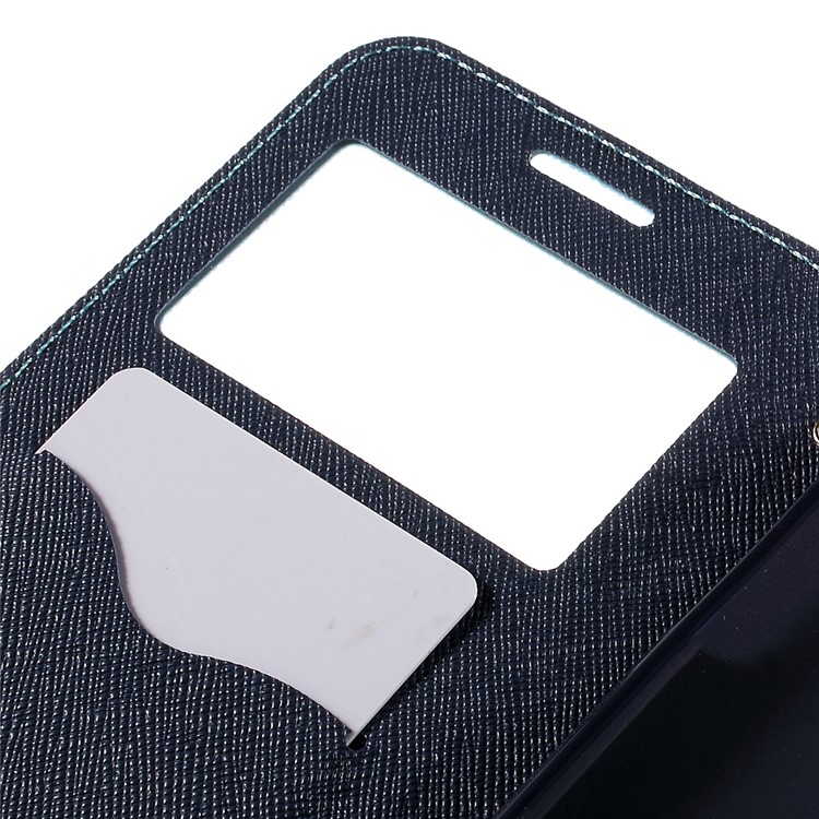 ROAR KOREA Diary View Leather Case for Samsung Galaxy S6 Edge Plus G928 - Baby Blue-7