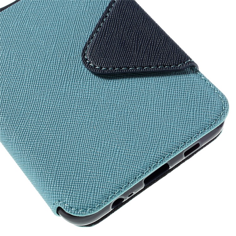 ROAR KOREA Diary View Leather Case for Samsung Galaxy S6 Edge Plus G928 - Baby Blue-8