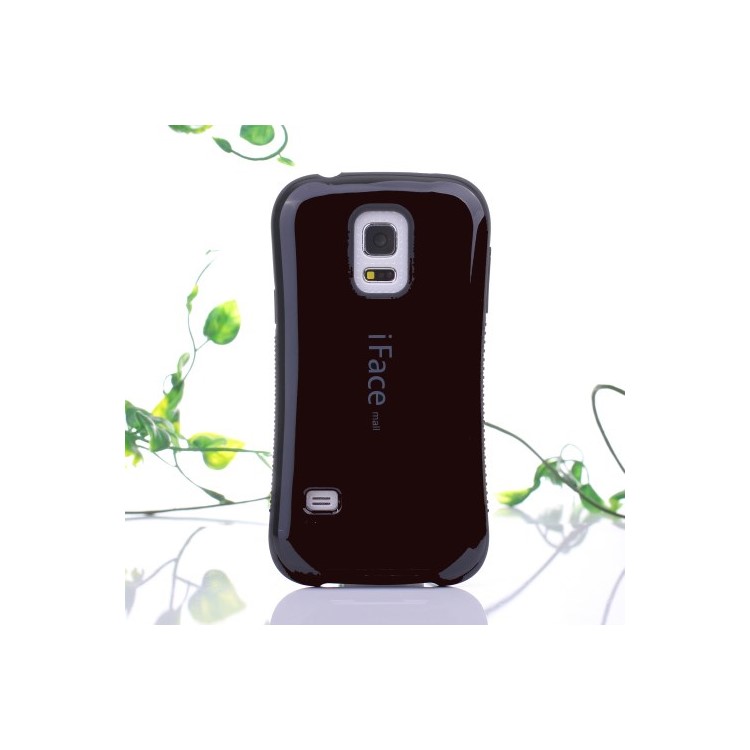 

IFACE MALL Glossy PC + TPU Hybrid Case for Samsung Galaxy S5 mini G800 - Black