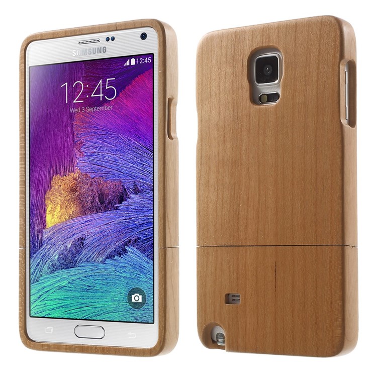 

Detachable Wood Grain Hard Case for Samsung Galaxy Note 4 - Maple Wood