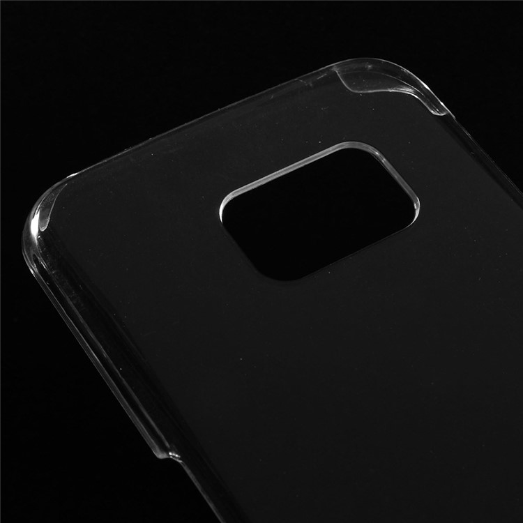 Crystal Clear Hard Plastic Case for Samsung Galaxy S6 Edge G925-3