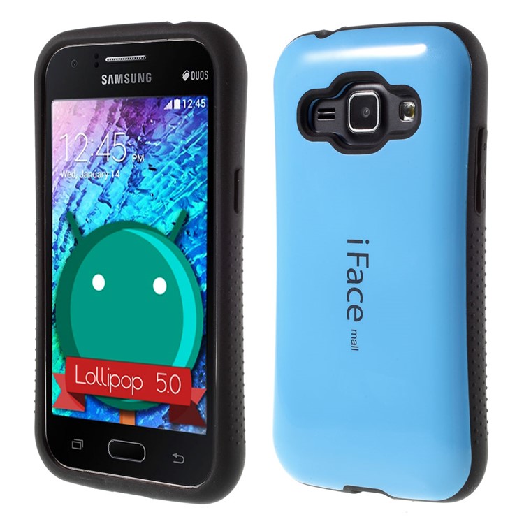

IFACE MALL Гибридный PC + TPU Защитный Чехол Для Галактики Samsung J5 SM-J500F - Синий