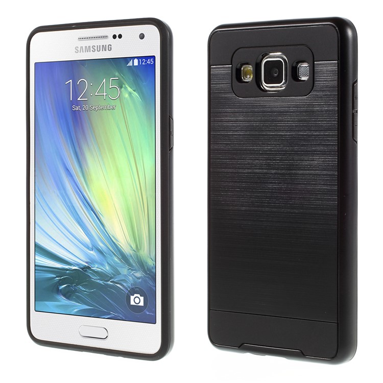 

Матовый Пластик И Чехол Для Телефона TPU Для Галактики Samsung A5 SM-A500F - черный
